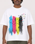 Mockup Boxy Heavyweight Tee White male close-up 04