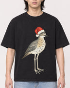 Mockup Boxy Heavyweight Tee Black male close-up 41