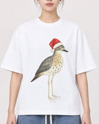 Mockup Boxy Heavyweight Tee White female close-up 41
