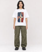 Mockup Boxy Heavyweight Tee White female full-body 22