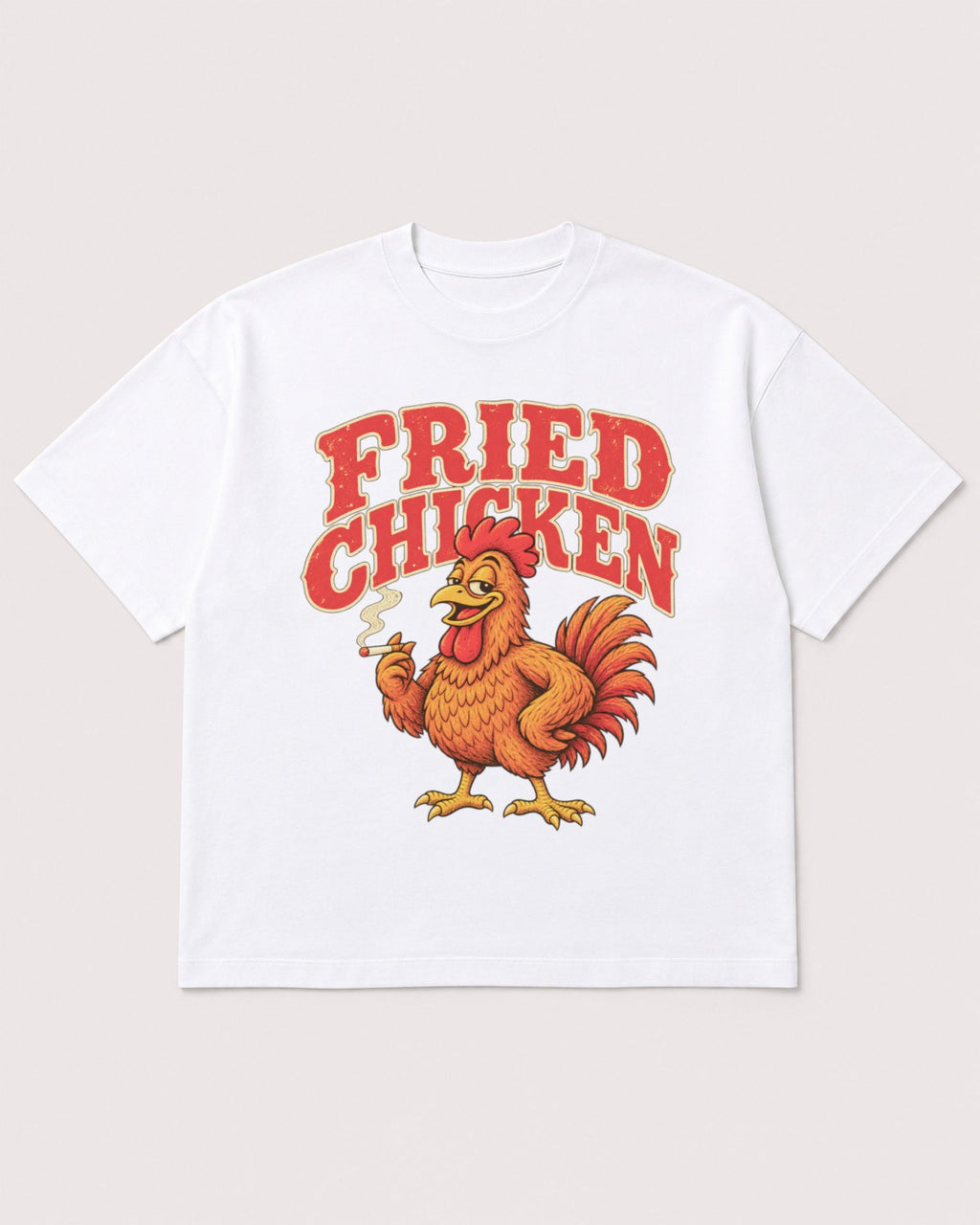 Mockup Boxy Heavyweight Tee White product