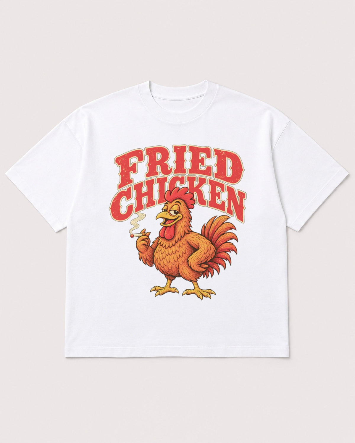 Mockup Boxy Heavyweight Tee White product
