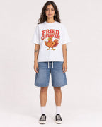 Mockup Boxy Heavyweight Tee White female full-body 06