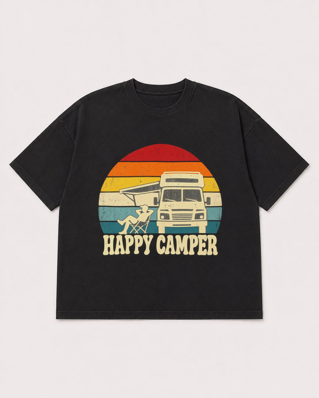 Mockup Boxy Heavyweight Tee Black product
