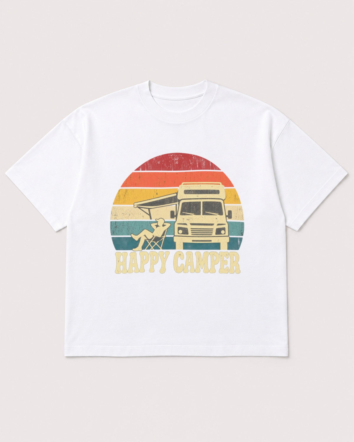 Mockup Boxy Heavyweight Tee White product