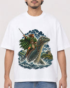 Mockup Boxy Heavyweight Tee White male close-up 02