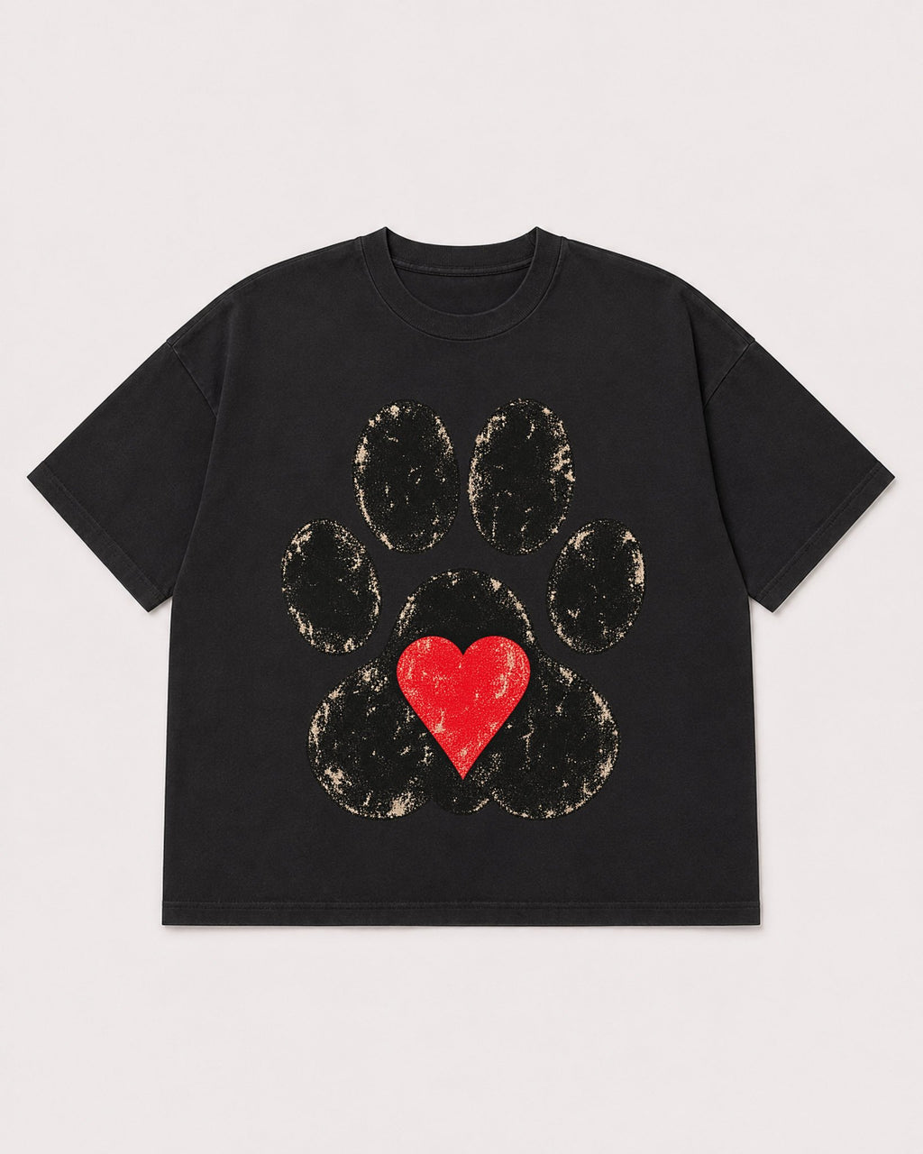 Mockup Boxy Heavyweight Tee Black product