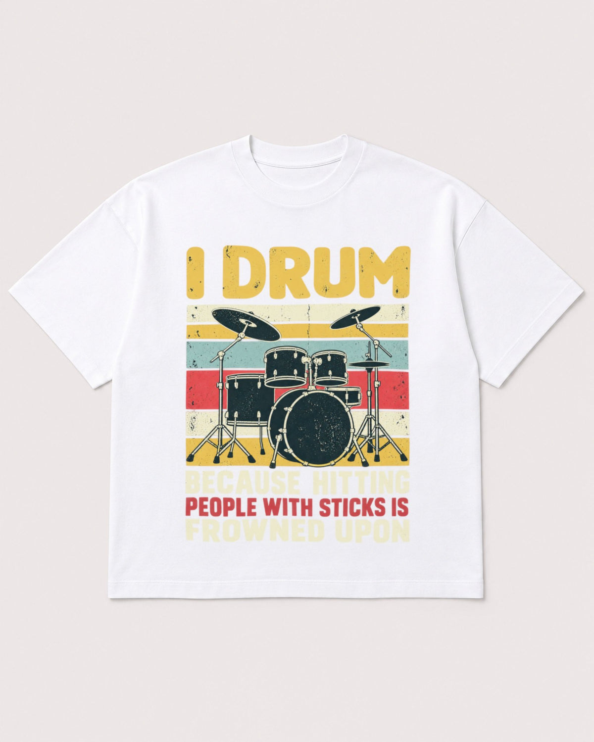 Mockup Boxy Heavyweight Tee White product