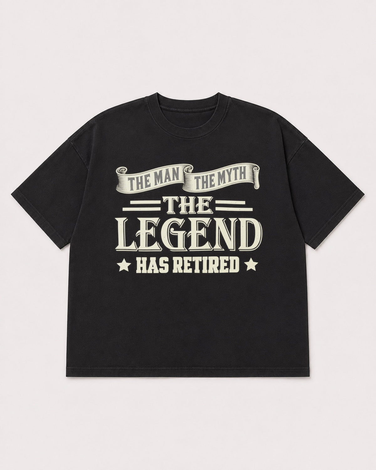 Mockup Boxy Heavyweight Tee Black product