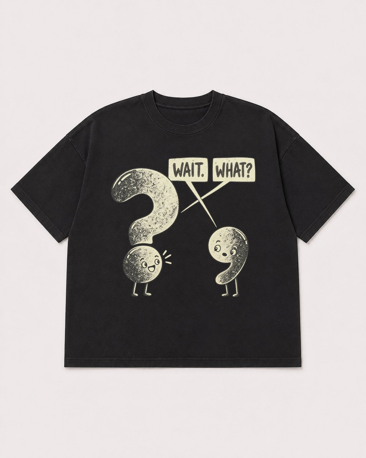 Mockup Boxy Heavyweight Tee Black product