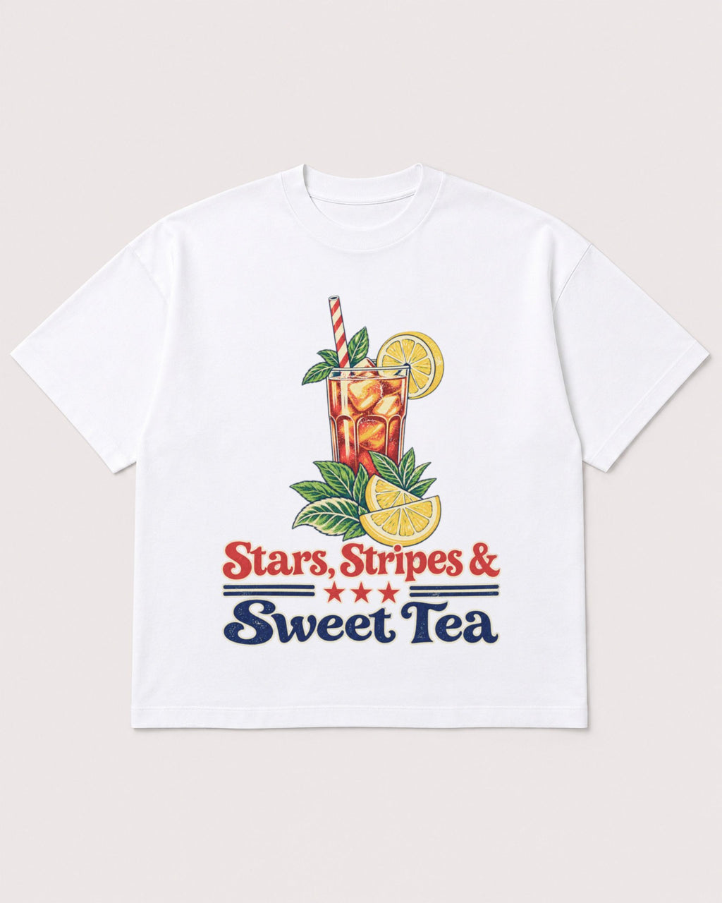Mockup Boxy Heavyweight Tee White product