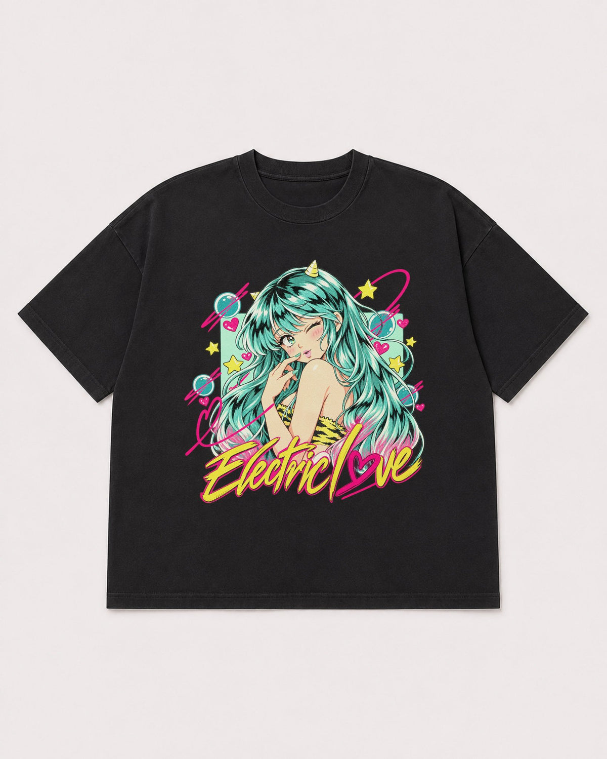 Mockup Boxy Heavyweight Tee Black product