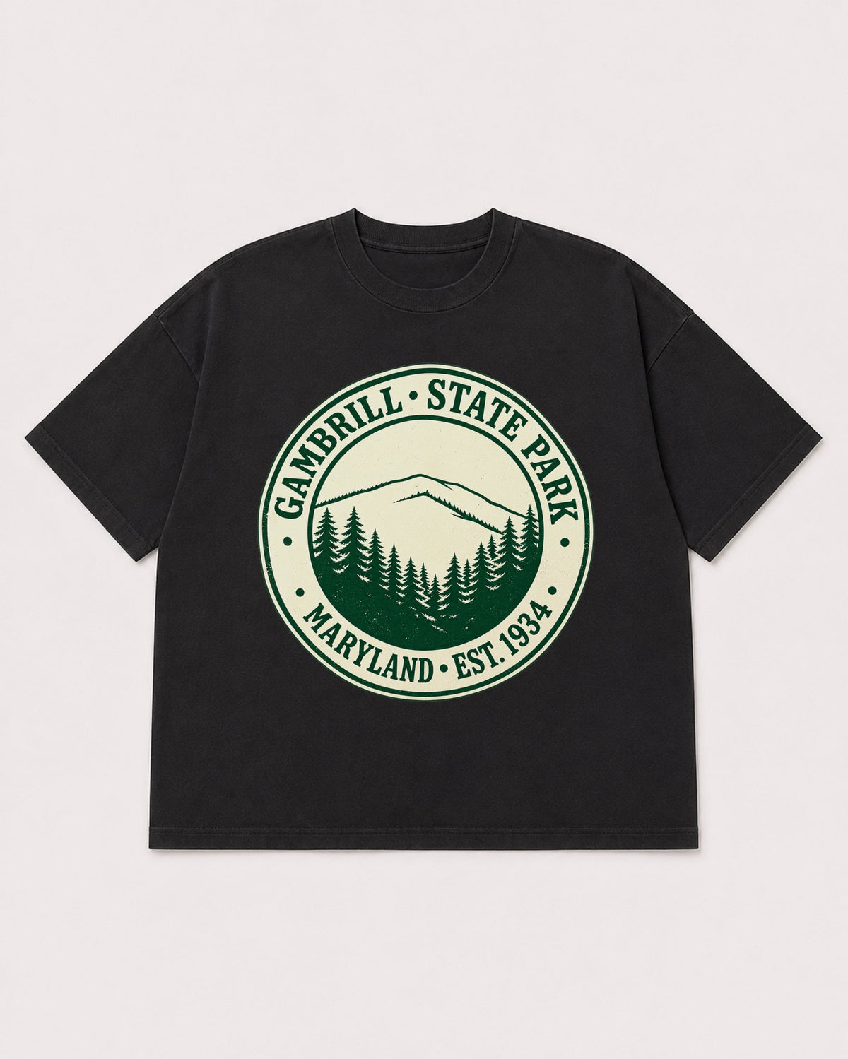 Mockup Boxy Heavyweight Tee Black product