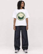 Mockup Boxy Heavyweight Tee White female full-body 24