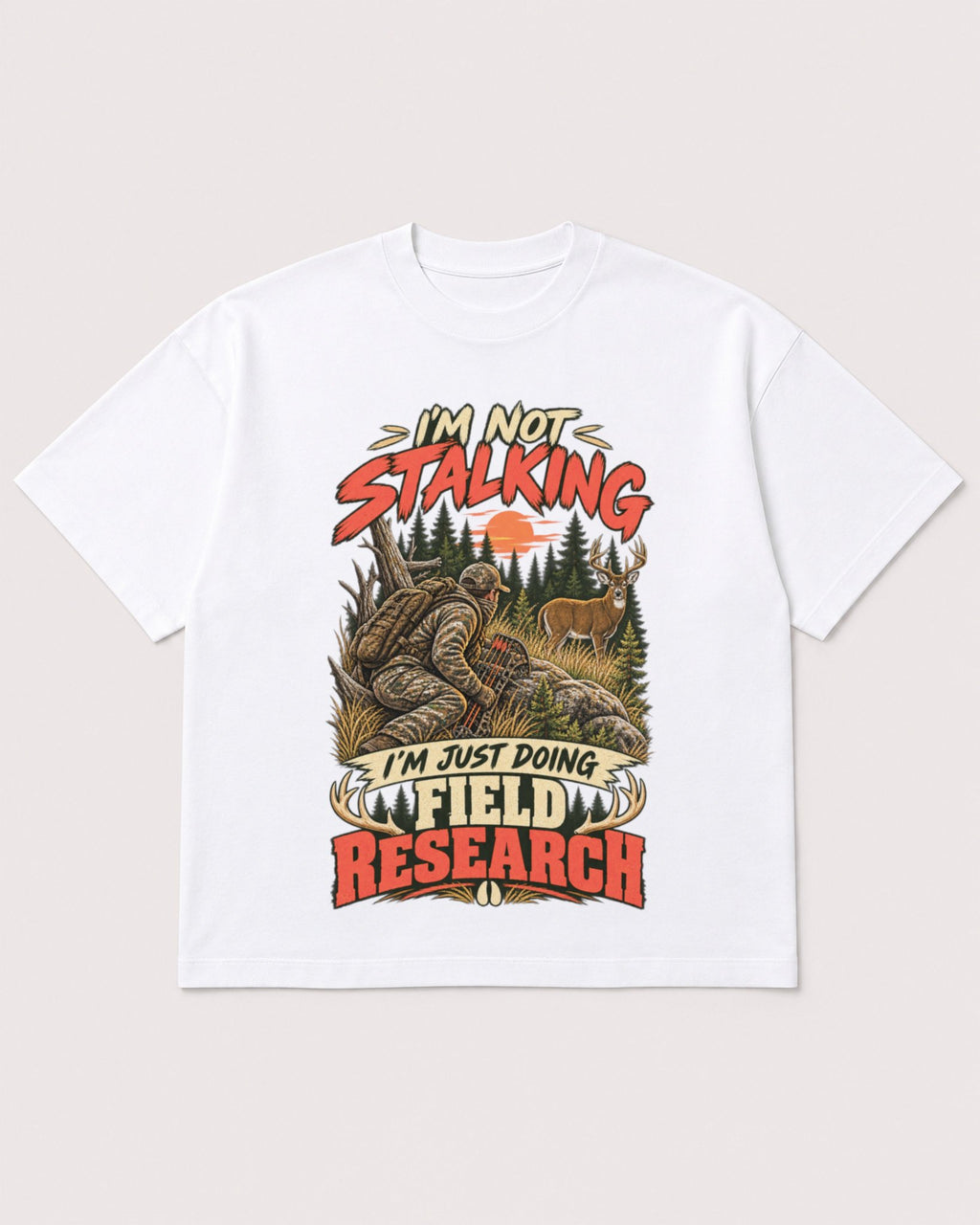 Mockup Boxy Heavyweight Tee White product
