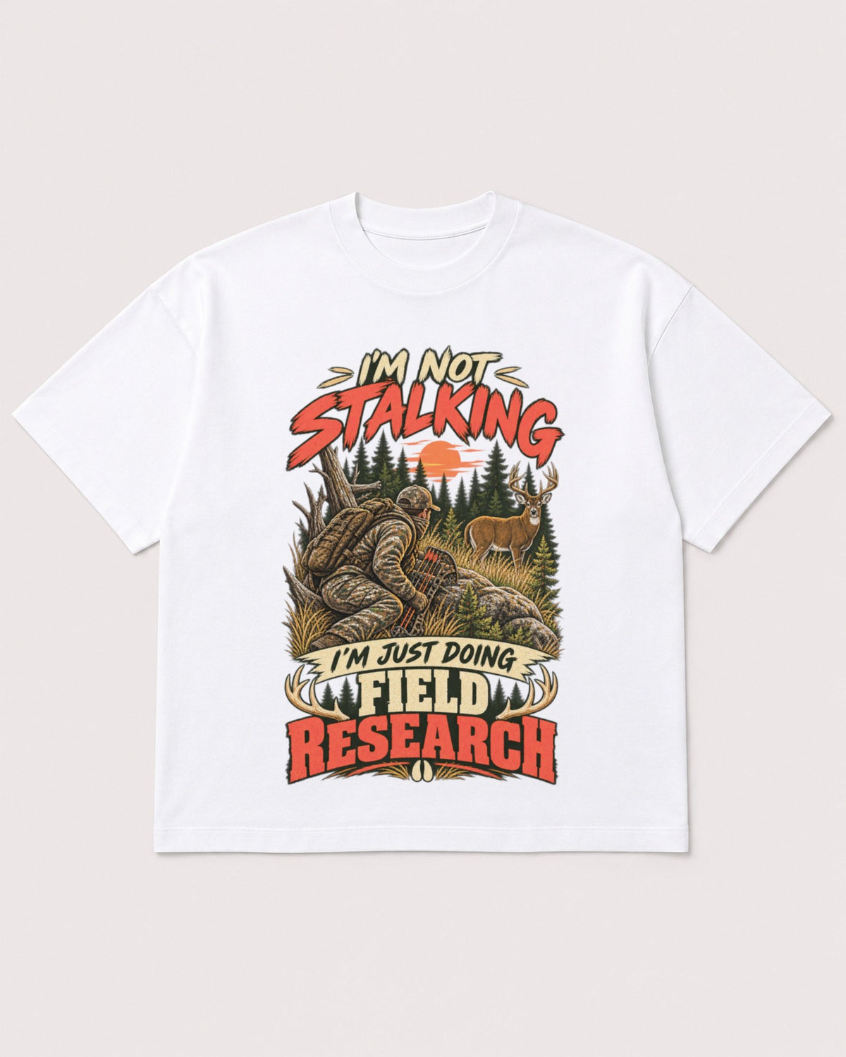 Mockup Boxy Heavyweight Tee White product