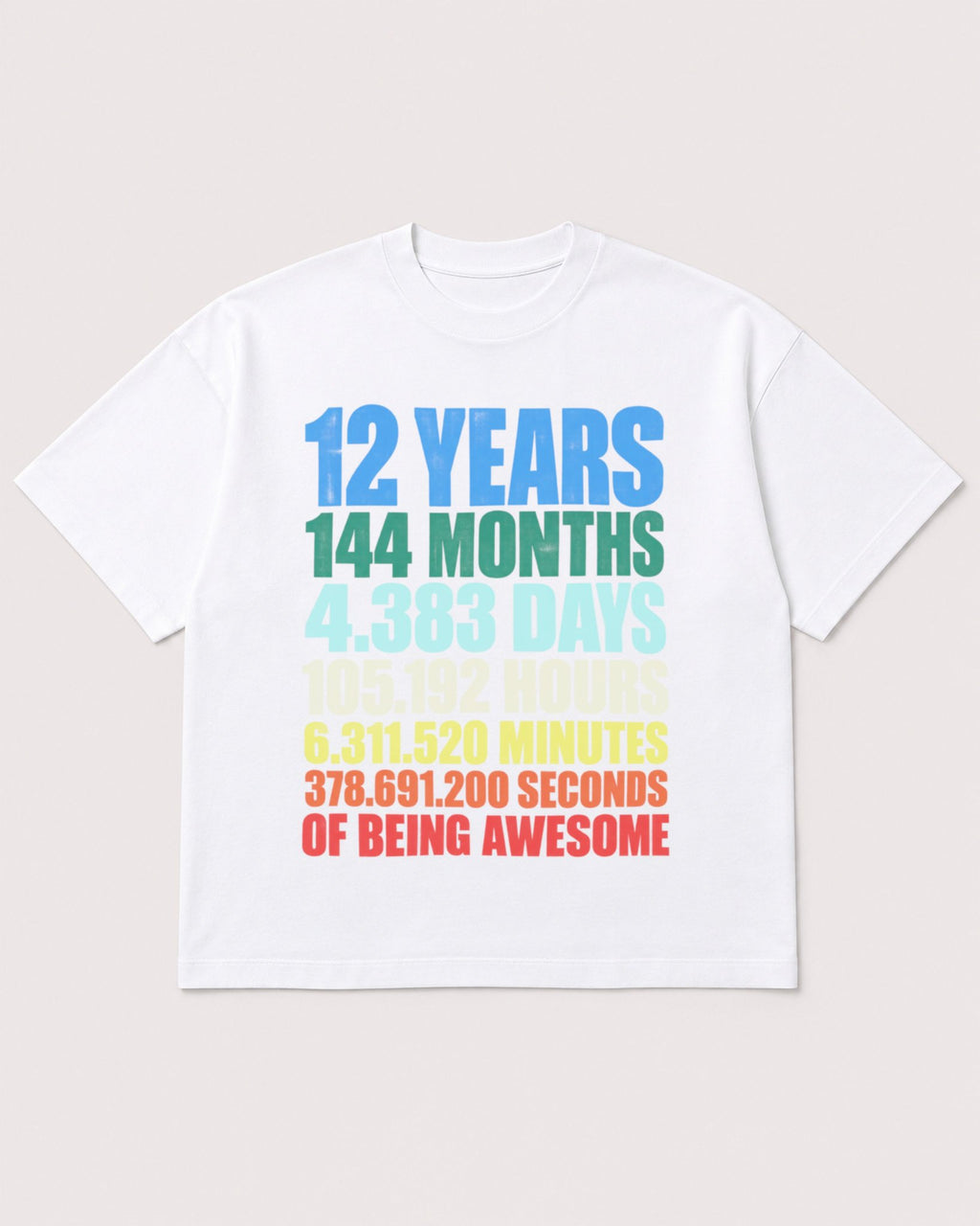 Mockup Boxy Heavyweight Tee White product
