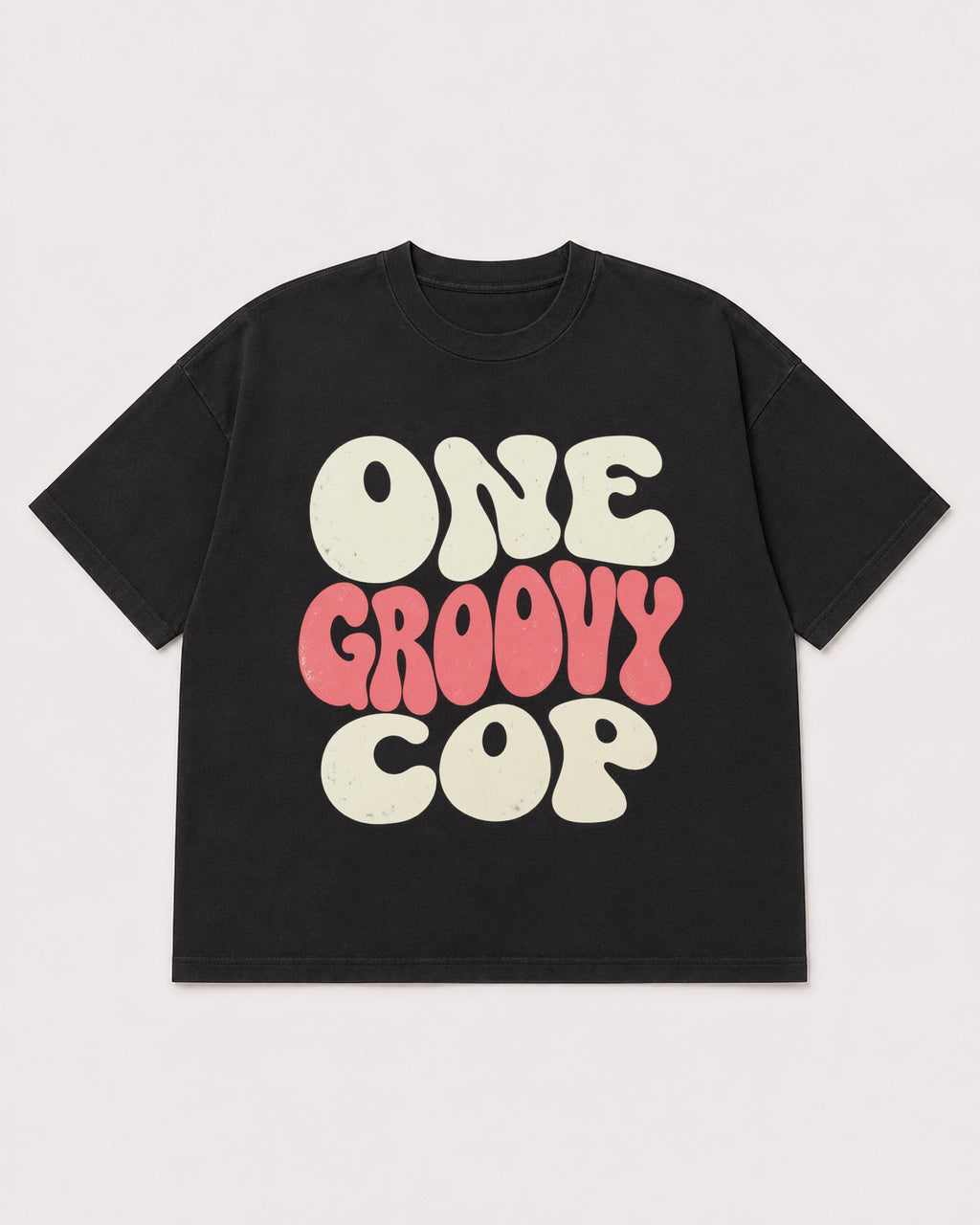 Mockup Boxy Heavyweight Tee Black product
