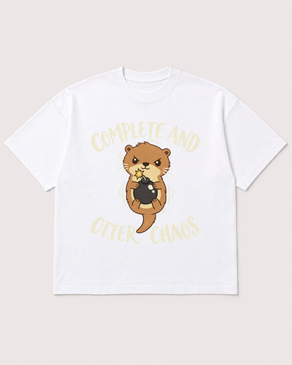 Mockup Boxy Heavyweight Tee White product