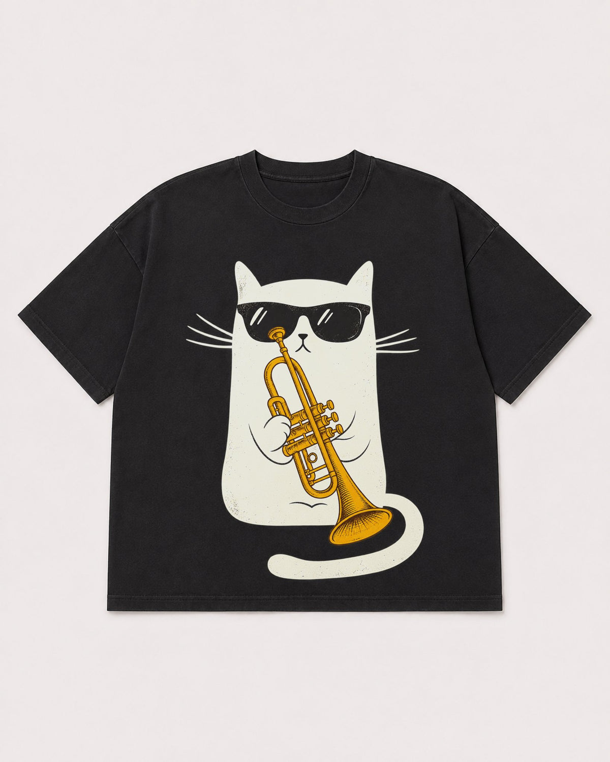 Mockup Boxy Heavyweight Tee Black product