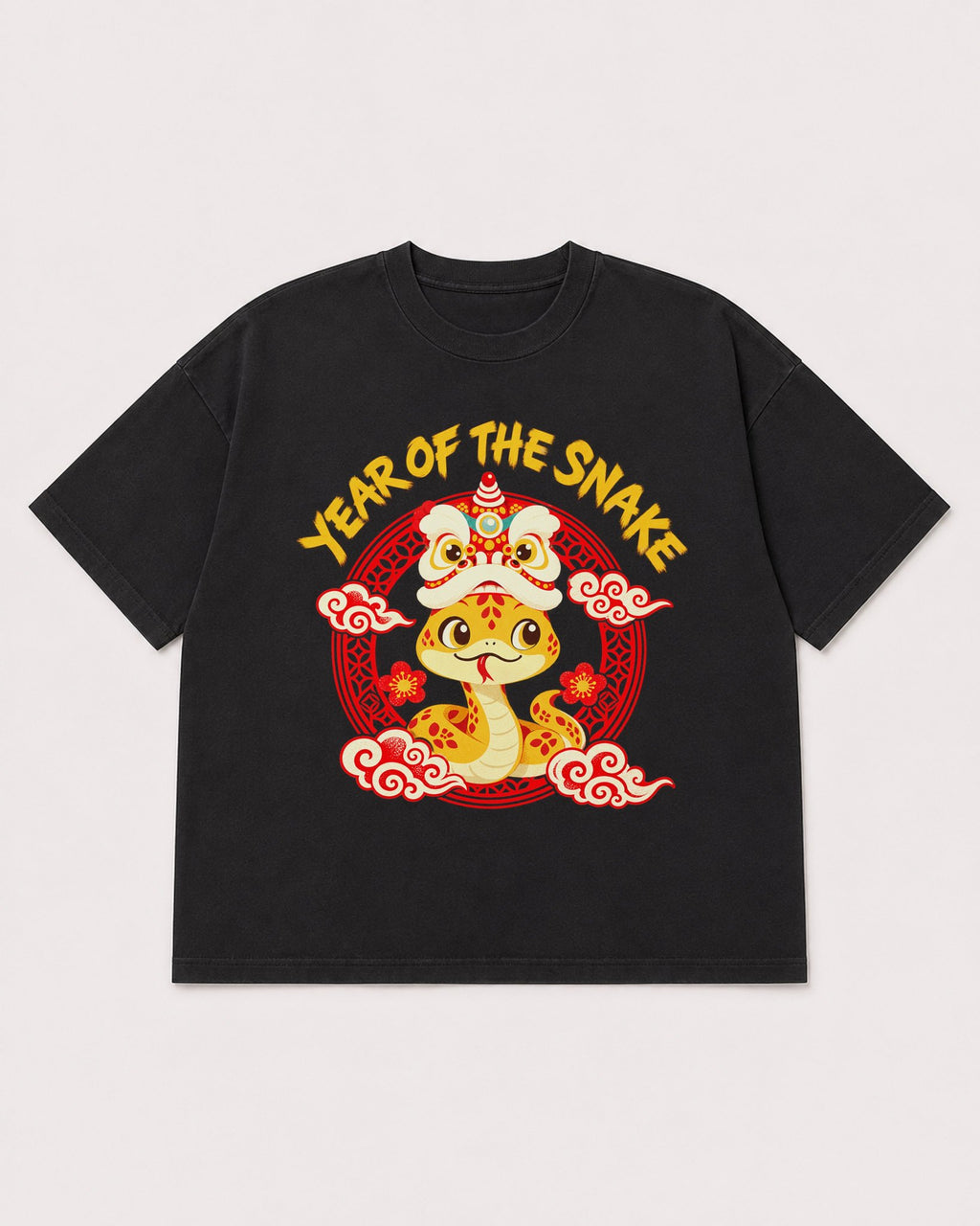 Mockup Boxy Heavyweight Tee Black product