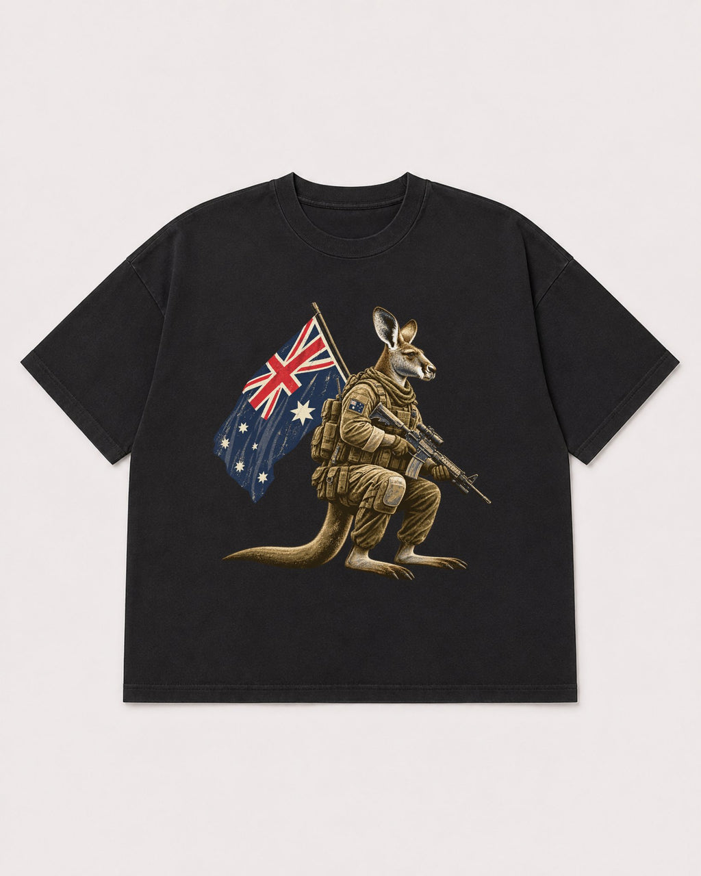 Mockup Boxy Heavyweight Tee Black product