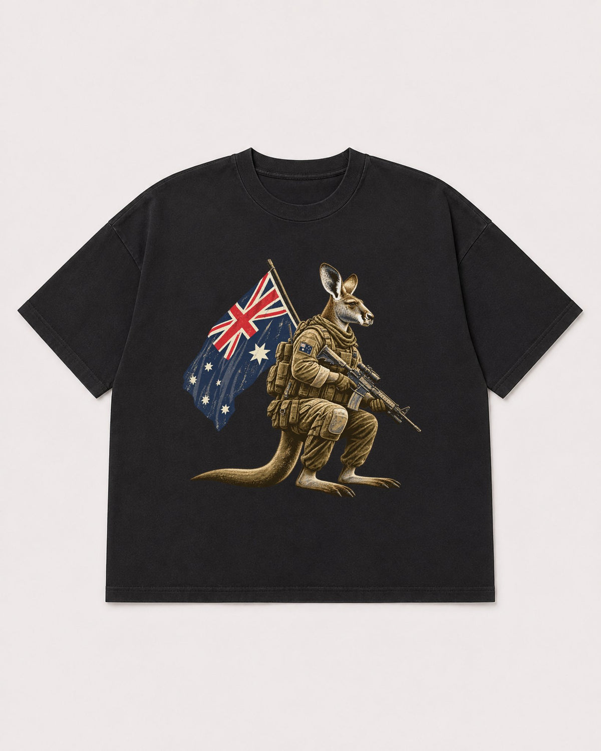 Mockup Boxy Heavyweight Tee Black product