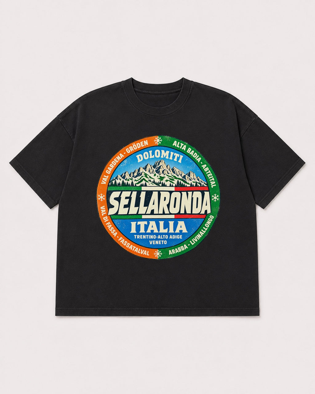 Mockup Boxy Heavyweight Tee Black product
