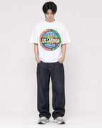 Mockup Boxy Heavyweight Tee White male full-body 11