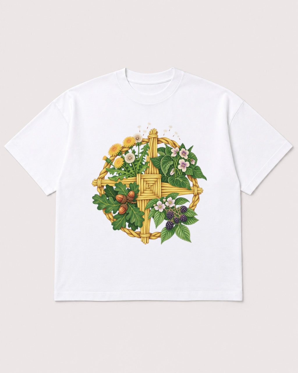 Mockup Boxy Heavyweight Tee White product