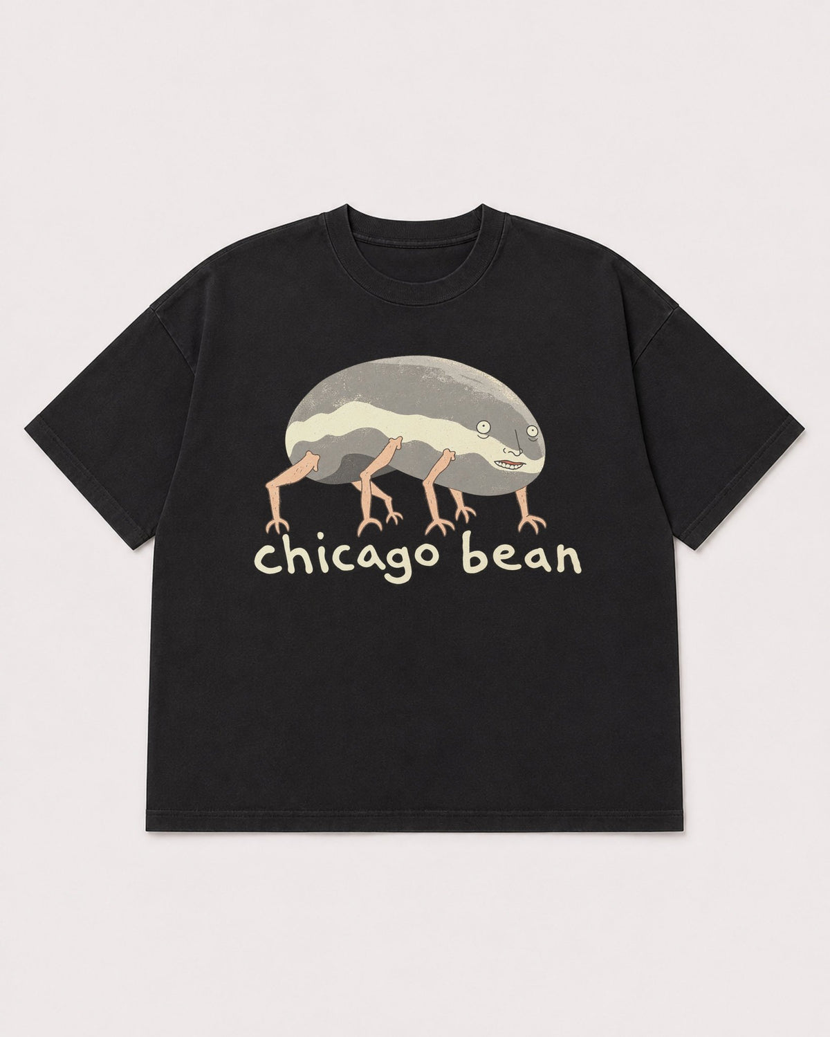 Mockup Boxy Heavyweight Tee Black product