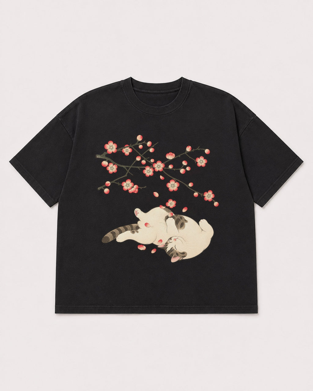 Mockup Boxy Heavyweight Tee Black product