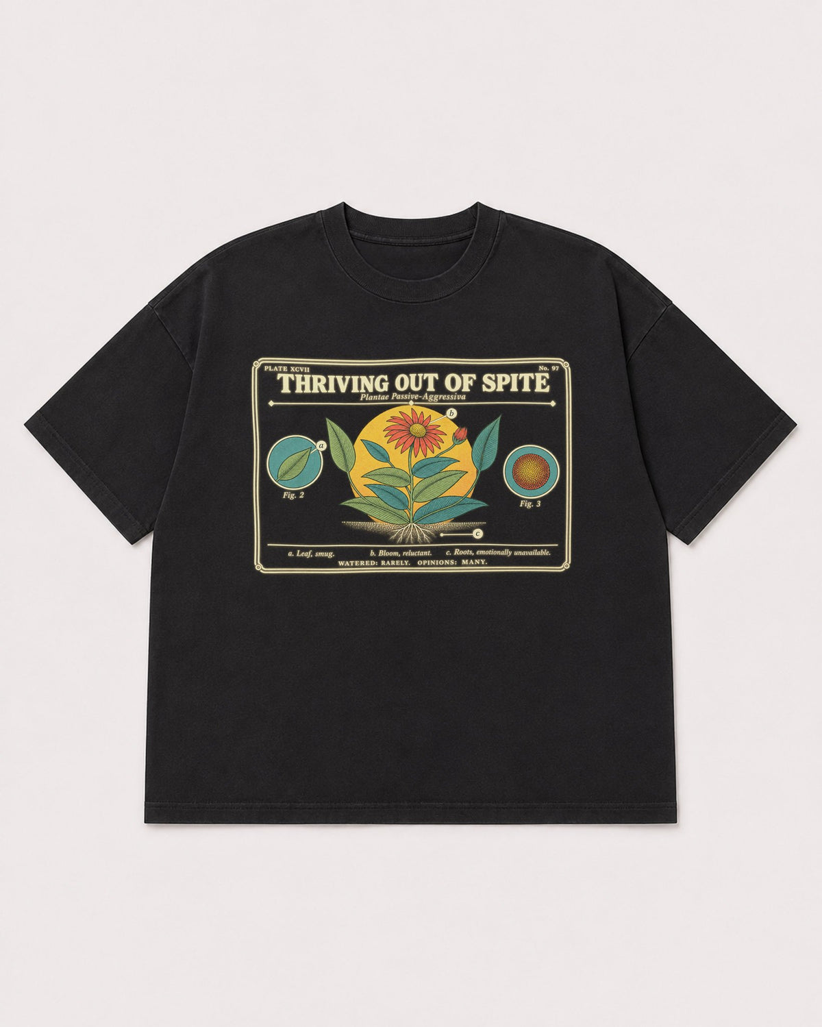 Mockup Boxy Heavyweight Tee Black product