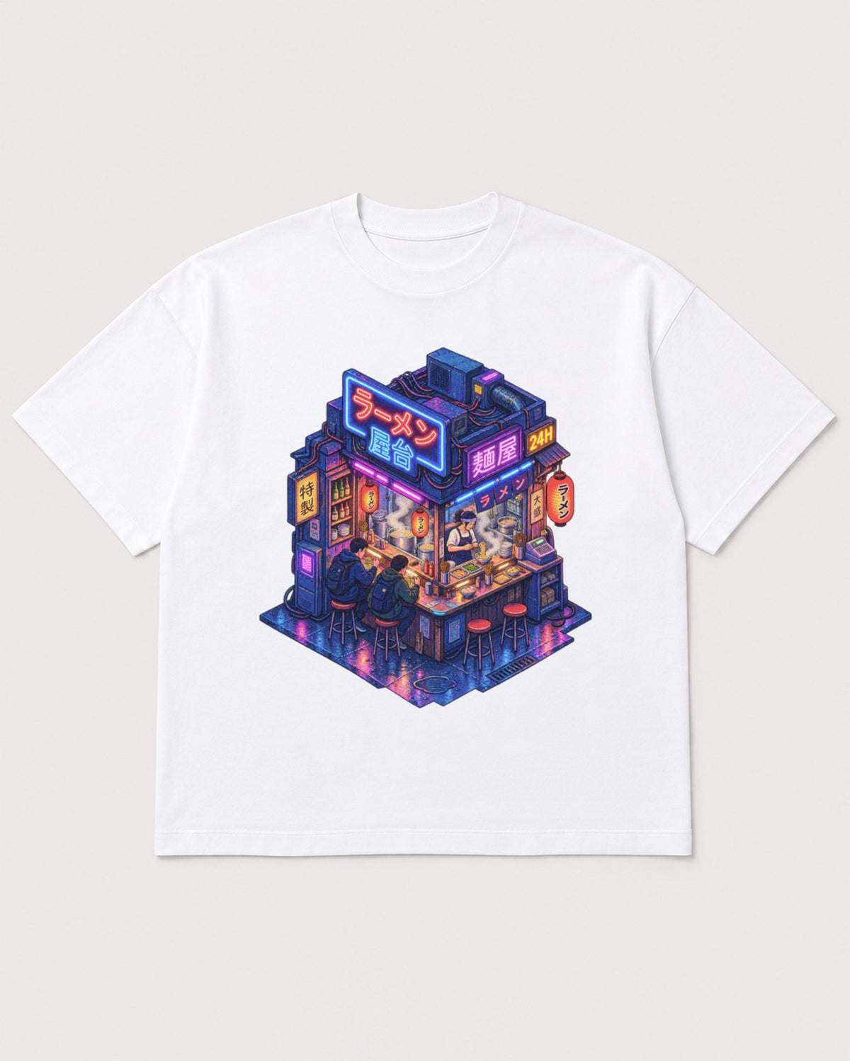 Mockup Boxy Heavyweight Tee White product