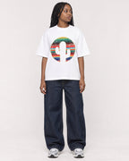 Mockup Boxy Heavyweight Tee White female full-body 04