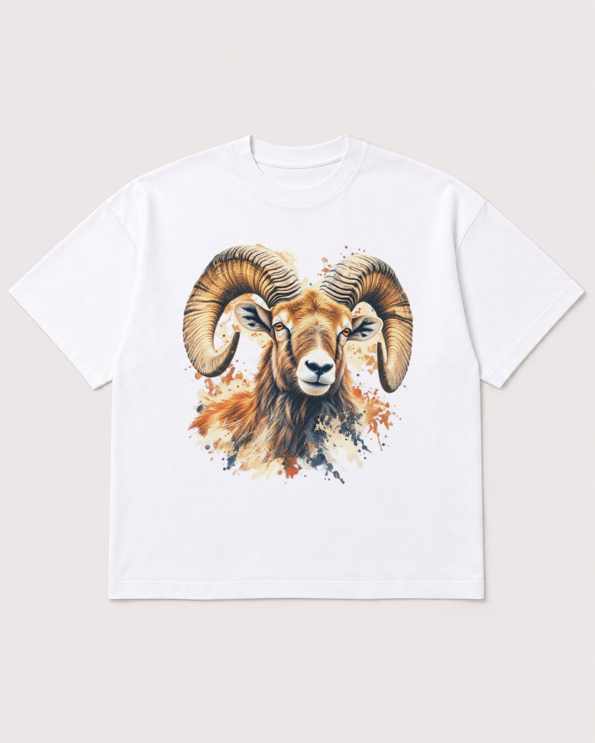 Mockup Boxy Heavyweight Tee White product
