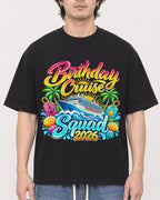 Mockup Boxy Heavyweight Tee Black male close-up 03
