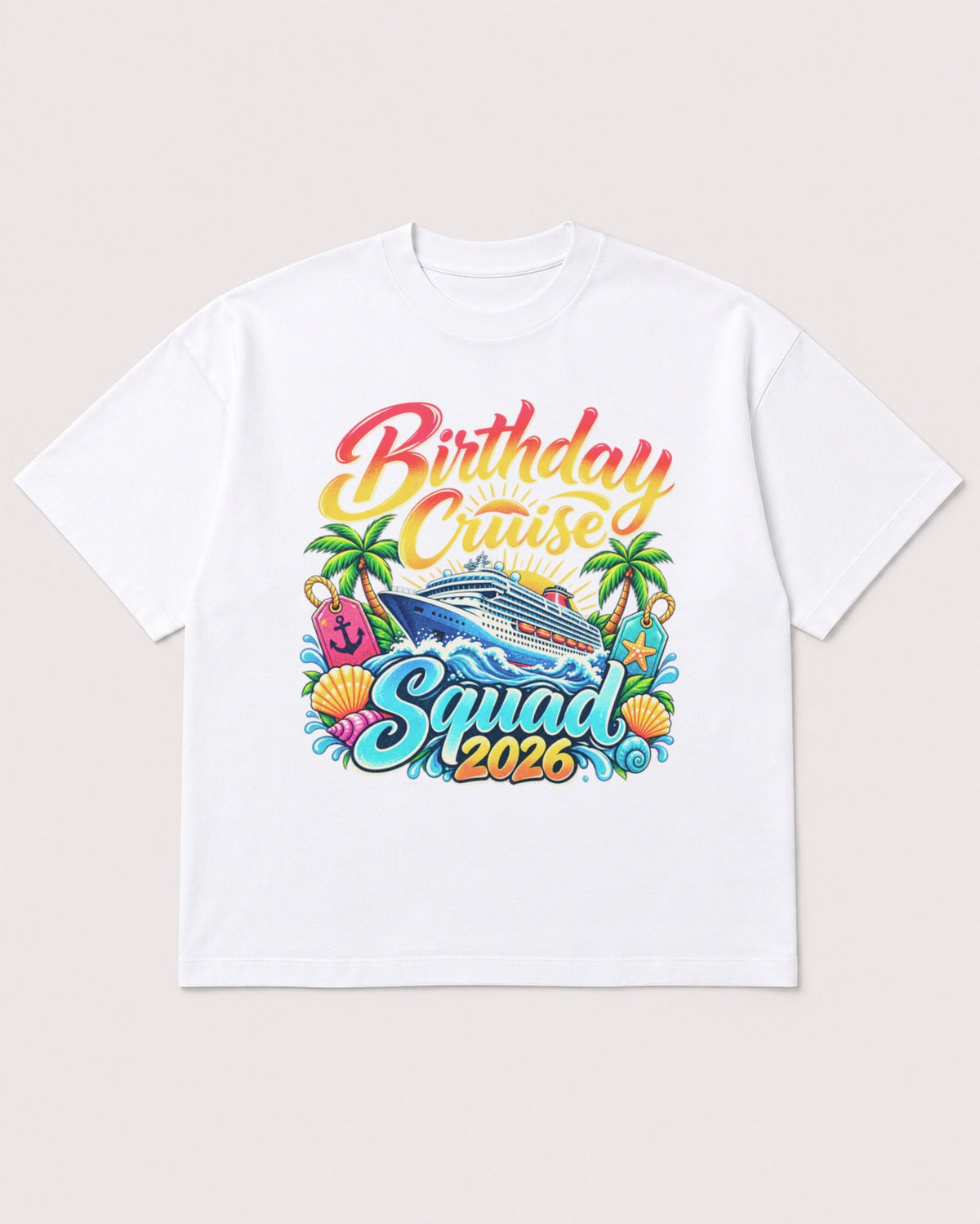 Mockup Boxy Heavyweight Tee White product