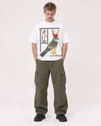 Mockup Boxy Heavyweight Tee White male full-body 19