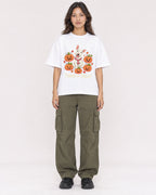 Mockup Boxy Heavyweight Tee White female full-body 02