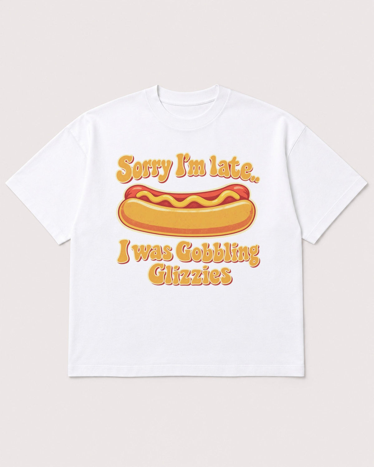 Mockup Boxy Heavyweight Tee White product