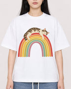 Mockup Boxy Heavyweight Tee White female close-up 01