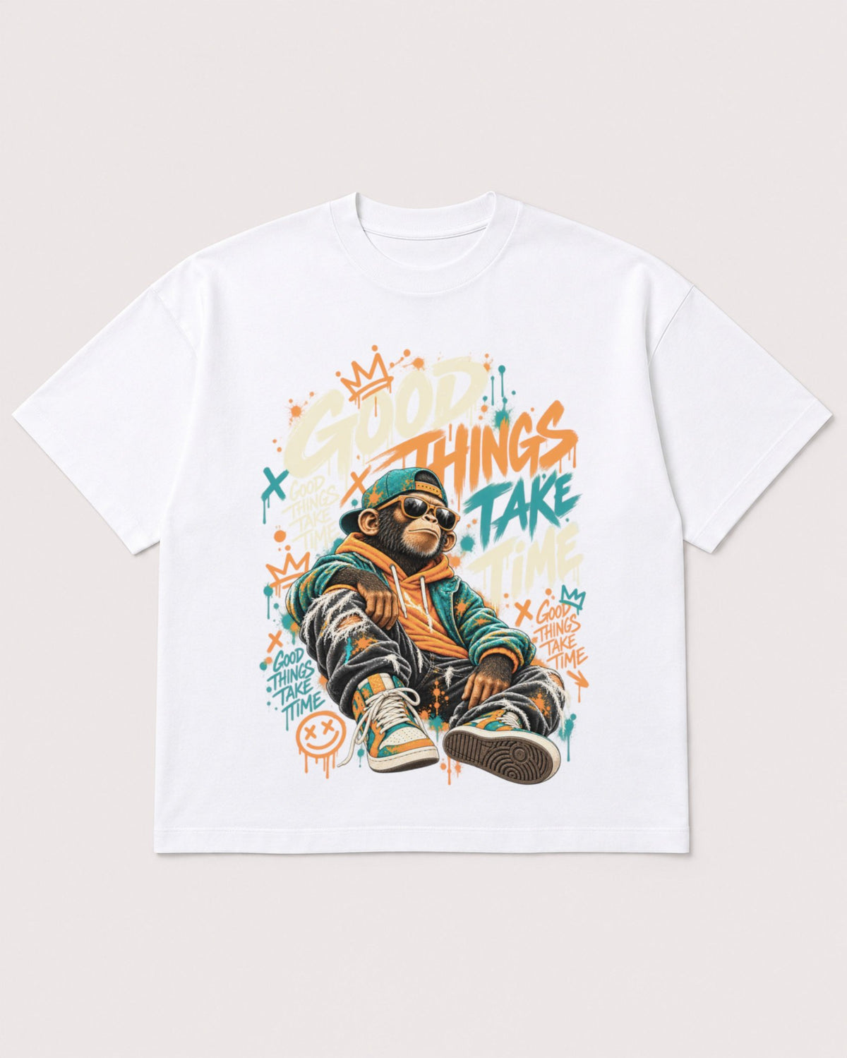 Mockup Boxy Heavyweight Tee White product
