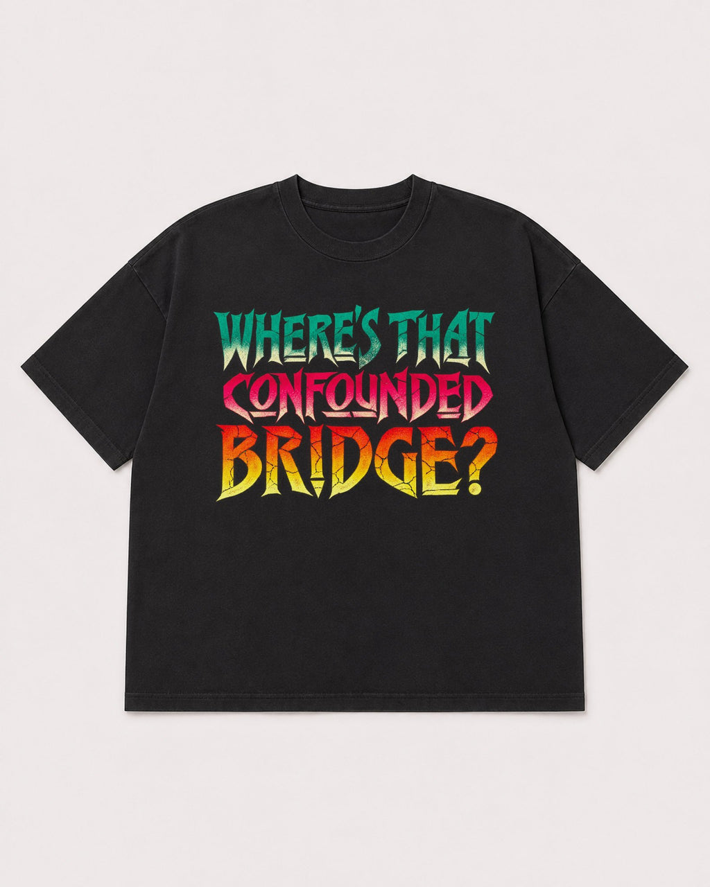Mockup Boxy Heavyweight Tee Black product