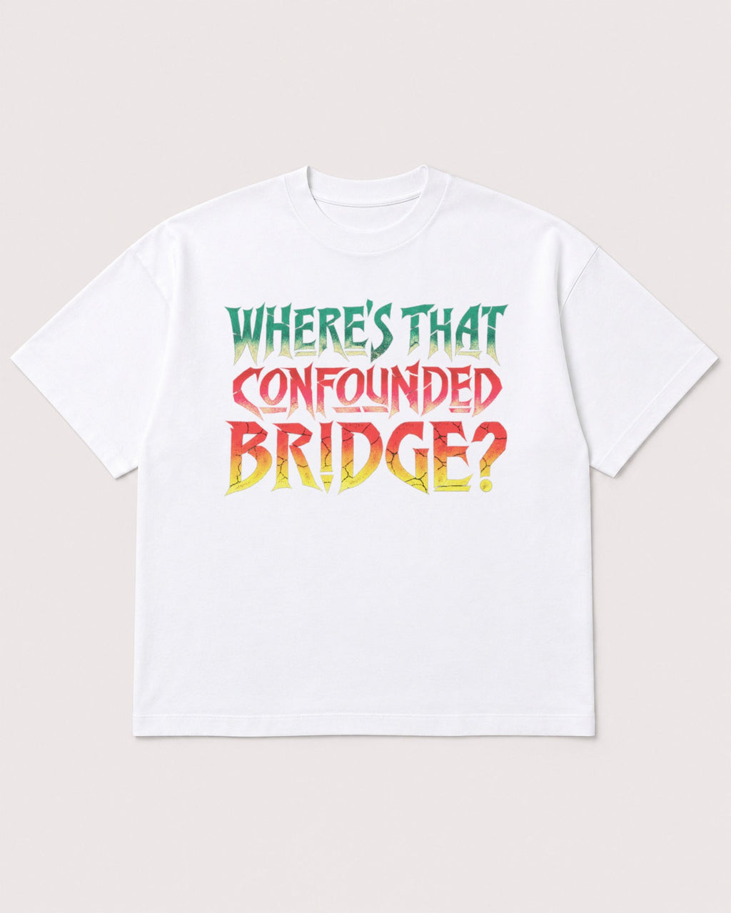 Mockup Boxy Heavyweight Tee White product