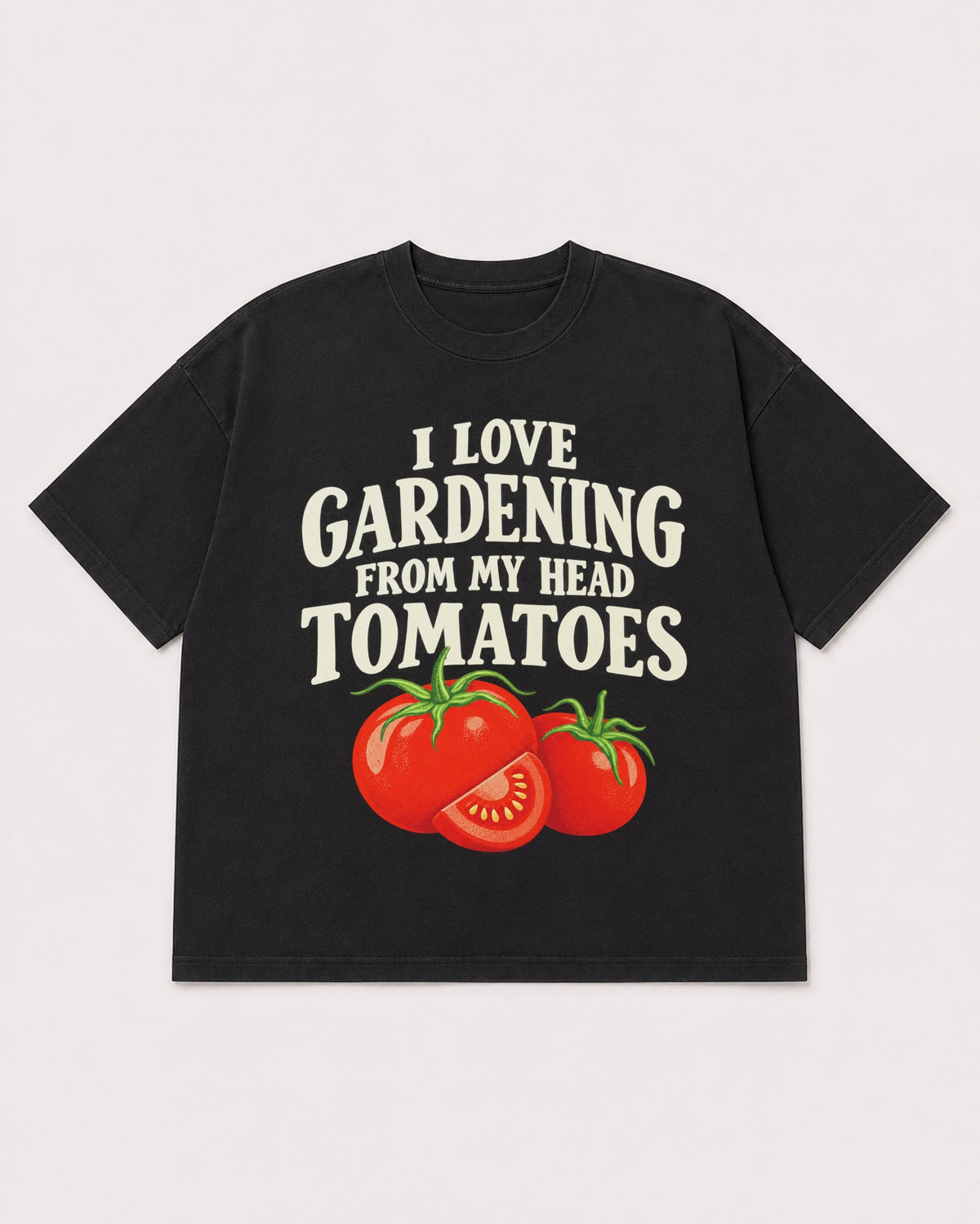Mockup Boxy Heavyweight Tee Black product