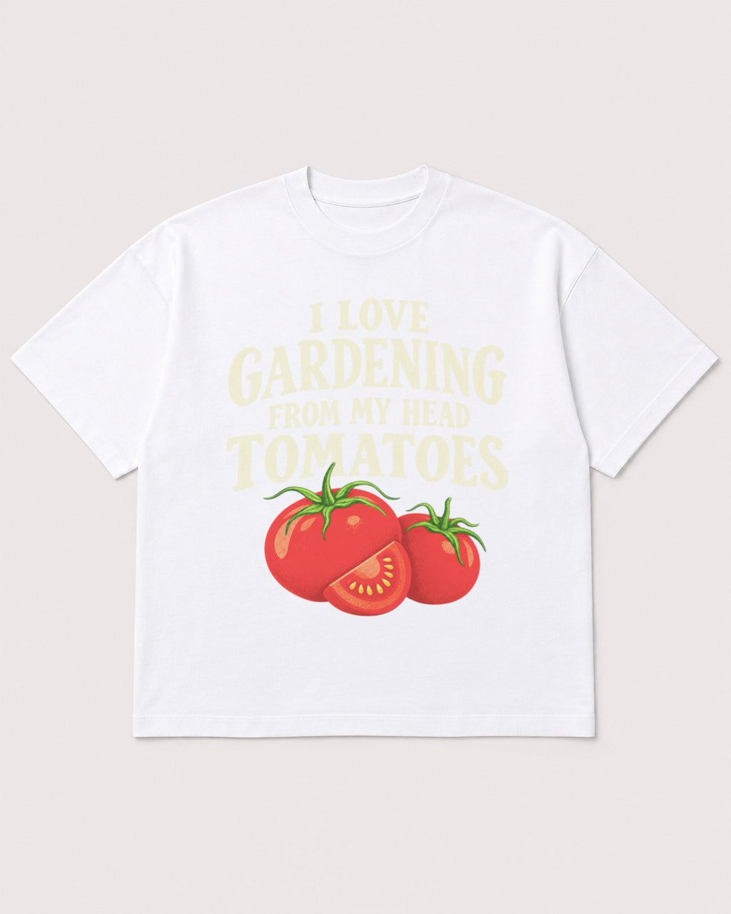 Mockup Boxy Heavyweight Tee White product