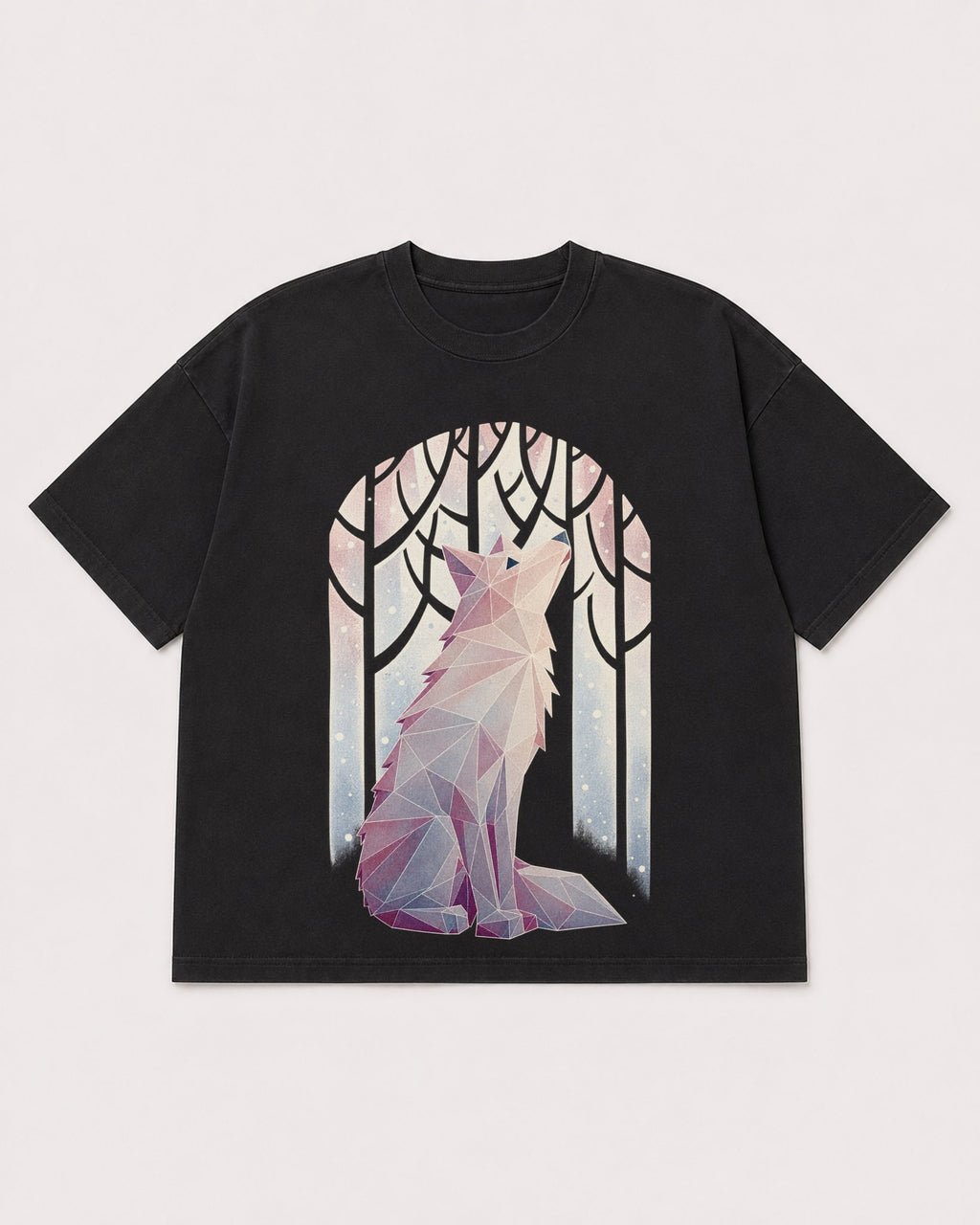 Mockup Boxy Heavyweight Tee Black product