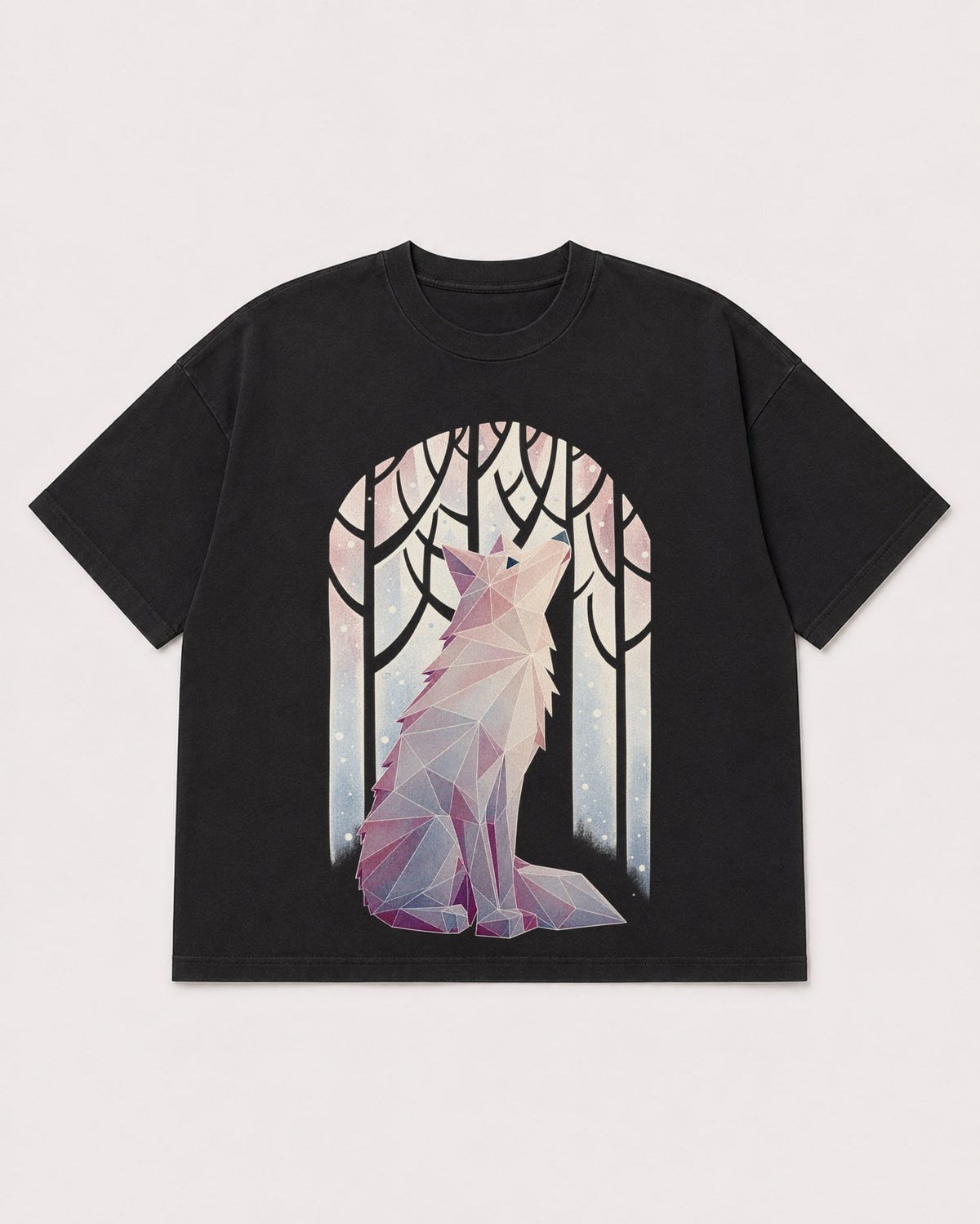 Mockup Boxy Heavyweight Tee Black product