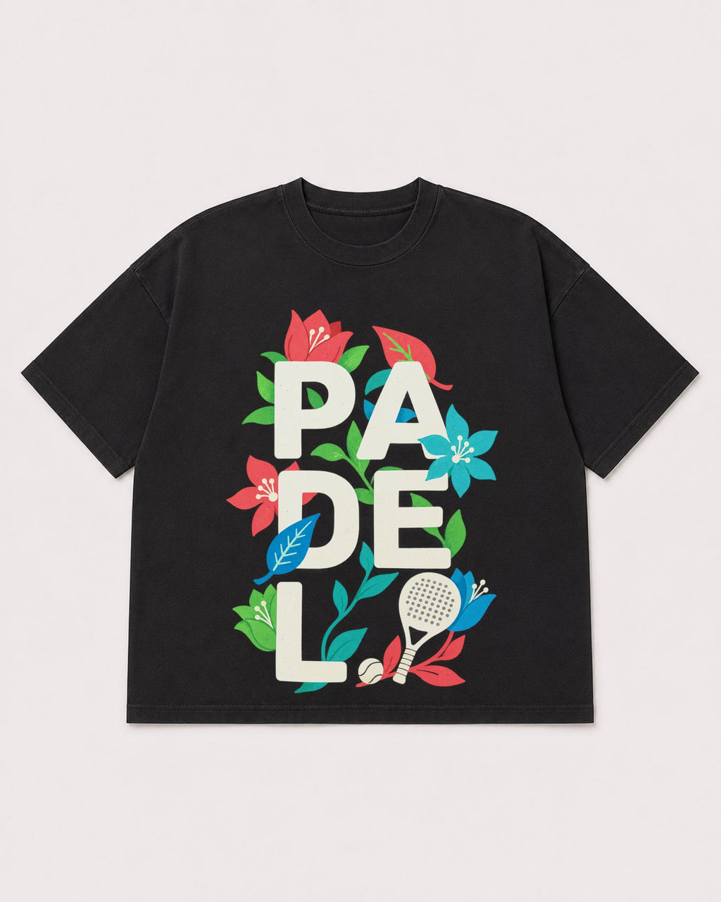 Mockup Boxy Heavyweight Tee Black product